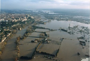 Béziers inondé Moulin de Bagnols