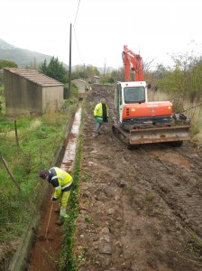 travaux canaux d(irrigation